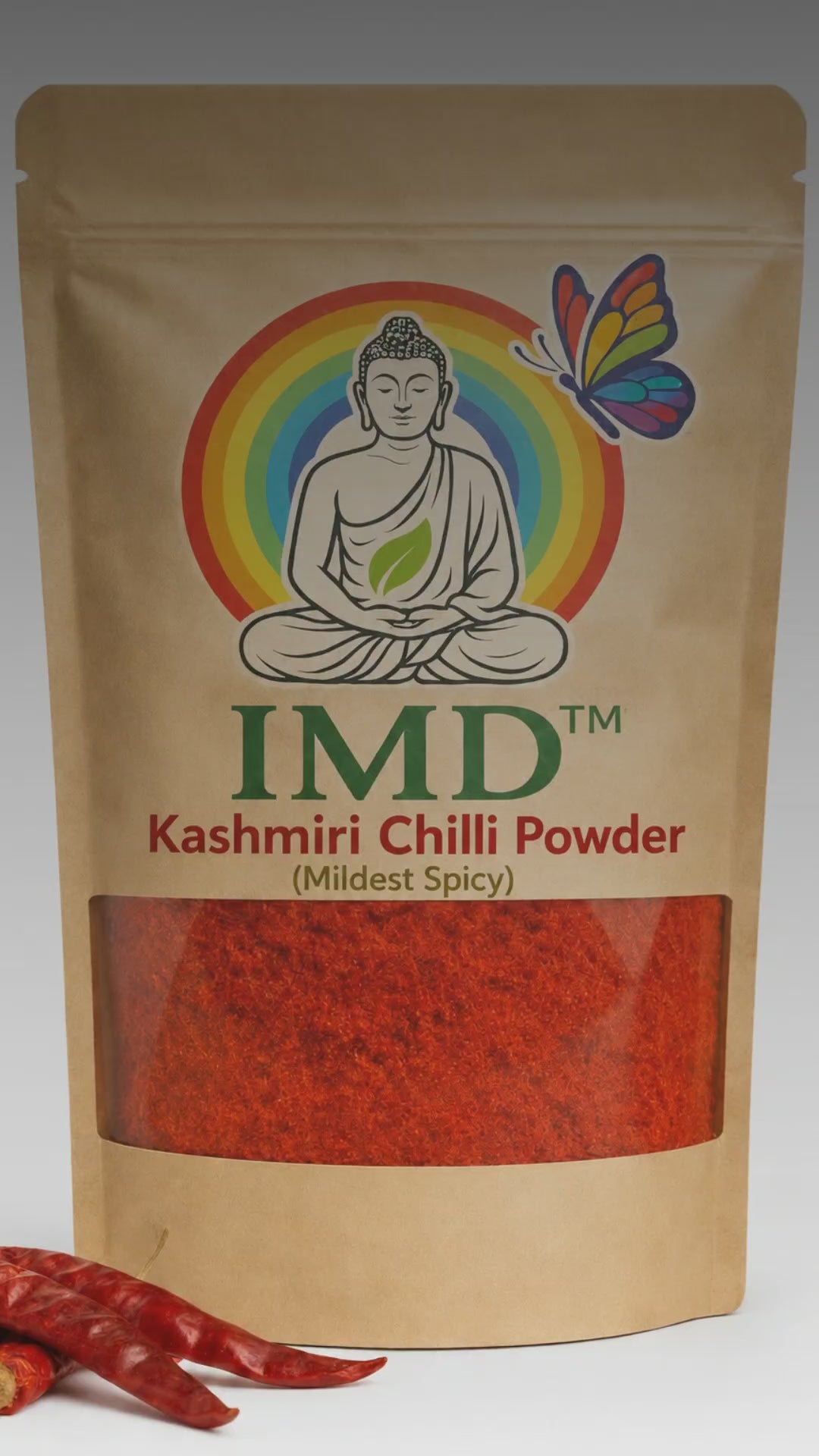 IMD Kashmiri Chilli Powder – Mild Spice & Rich Red Color | Premium Lal Mirch Powder