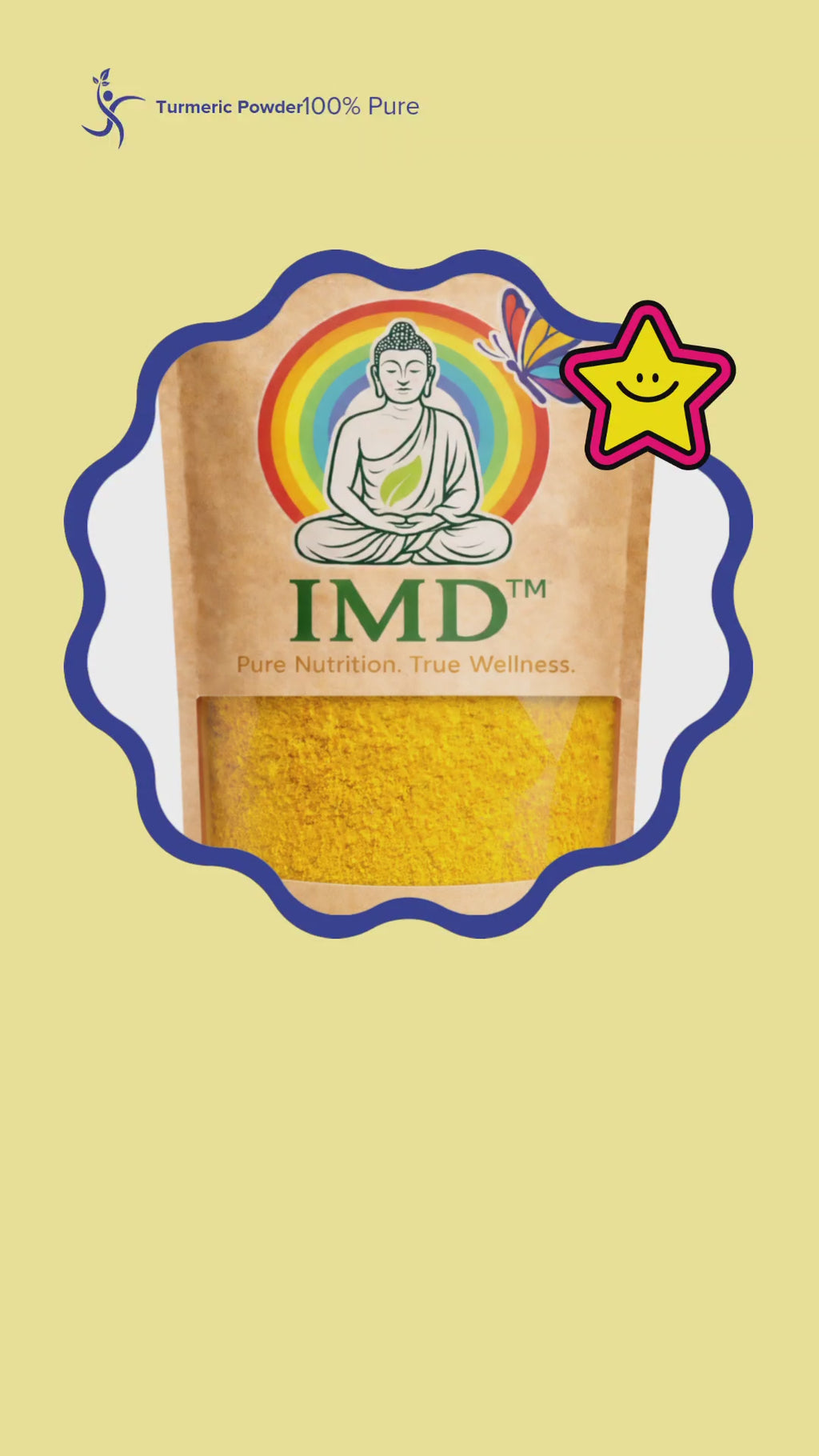 IMD Turmeric Powder (Haldi Powder) – Pure & Natural Indian Spice