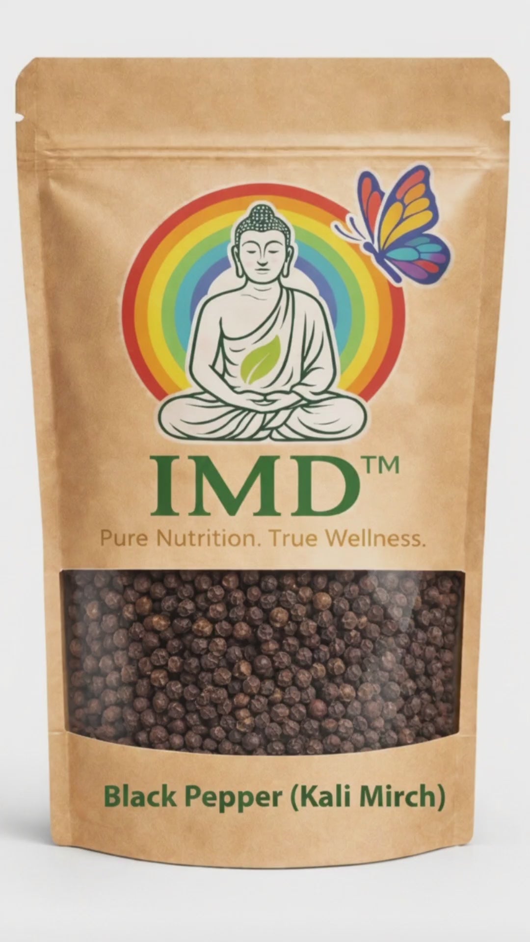 IMD Black Pepper (Kali Mirch) – Premium Whole Black Peppercorns