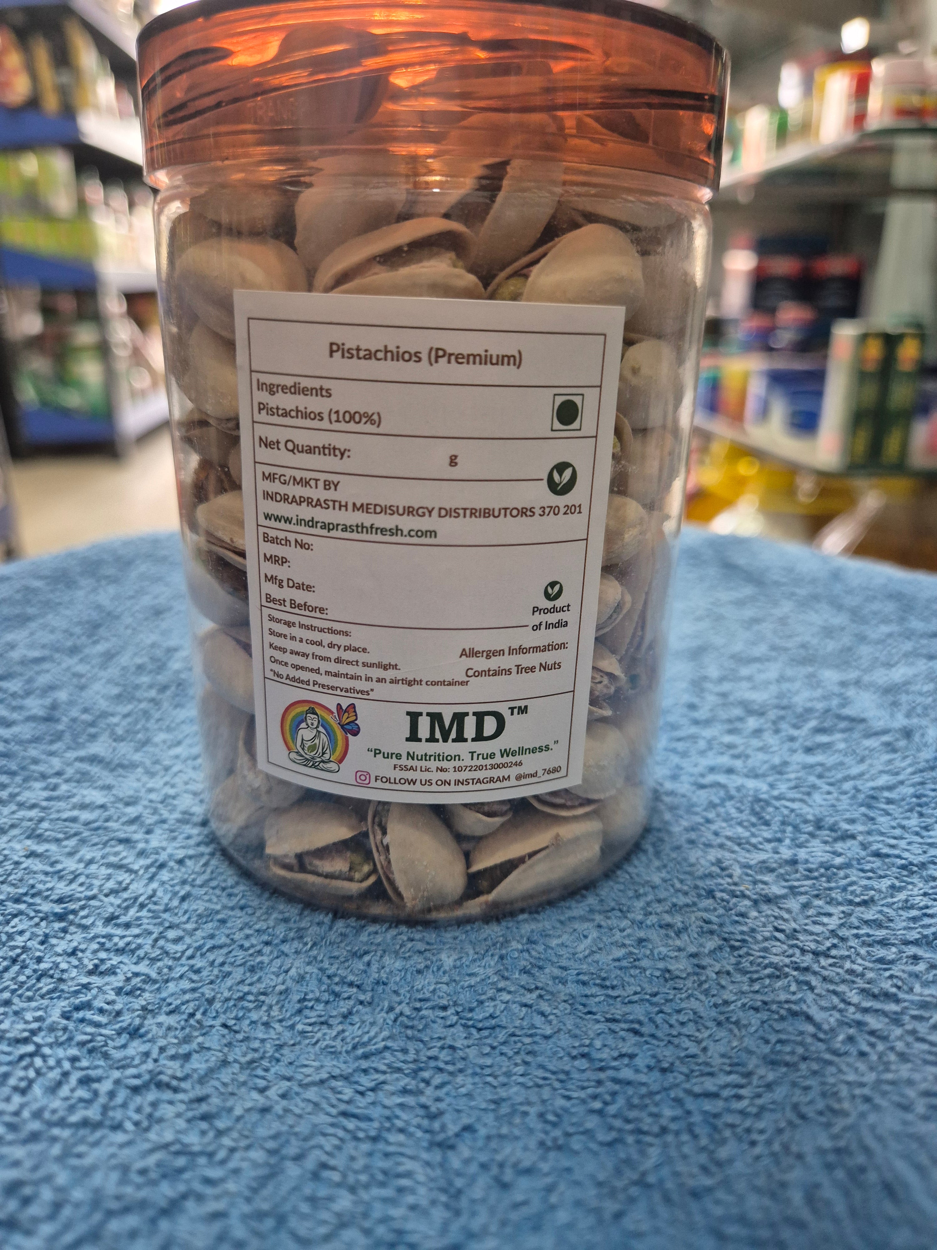 IMD Premium Pistachios (Pista) Salted – Healthy & Nutritious Dry Fruits