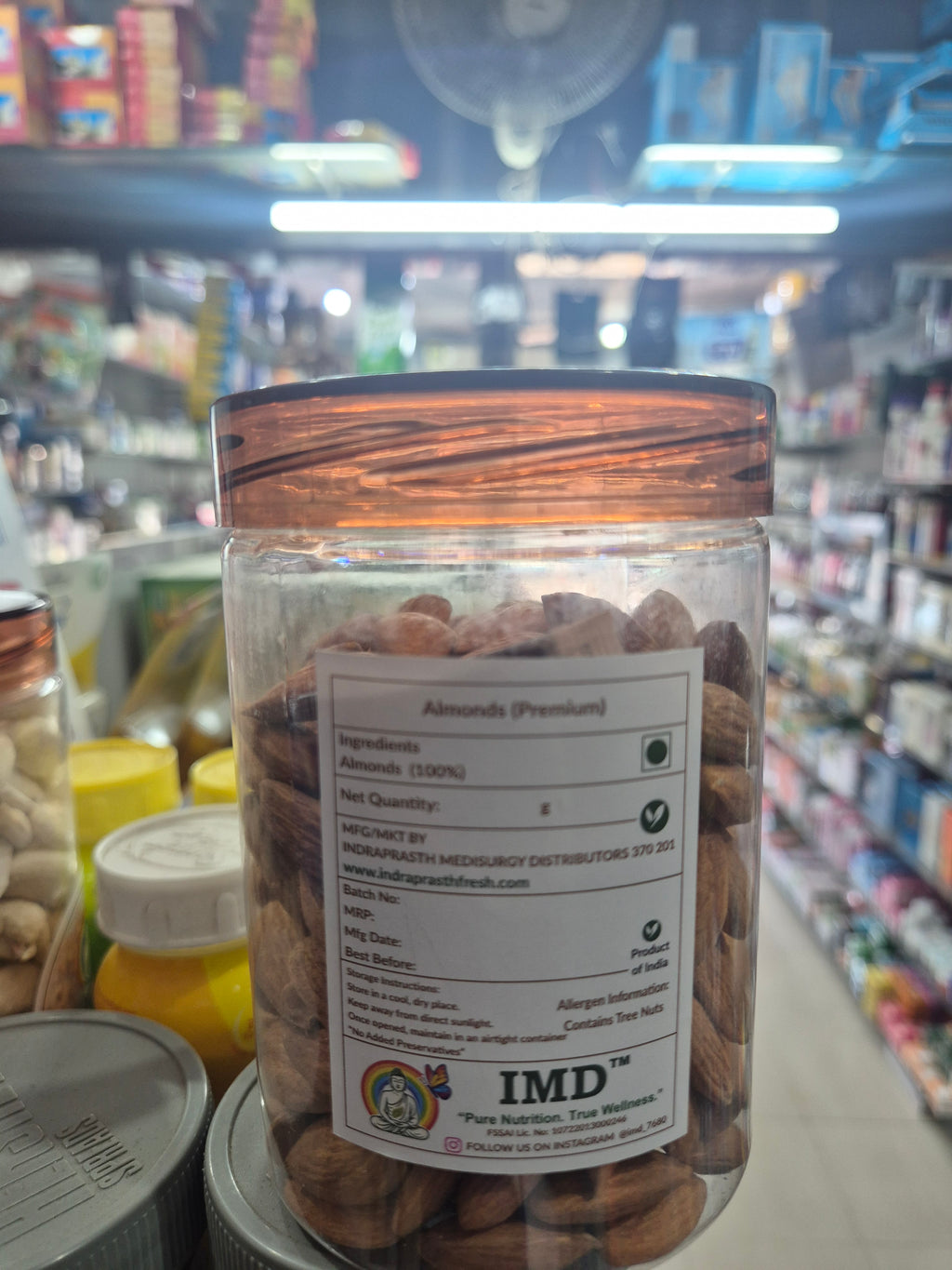 IMD Premium Almonds (Badam) – Healthy & Nutritious Dry Fruits