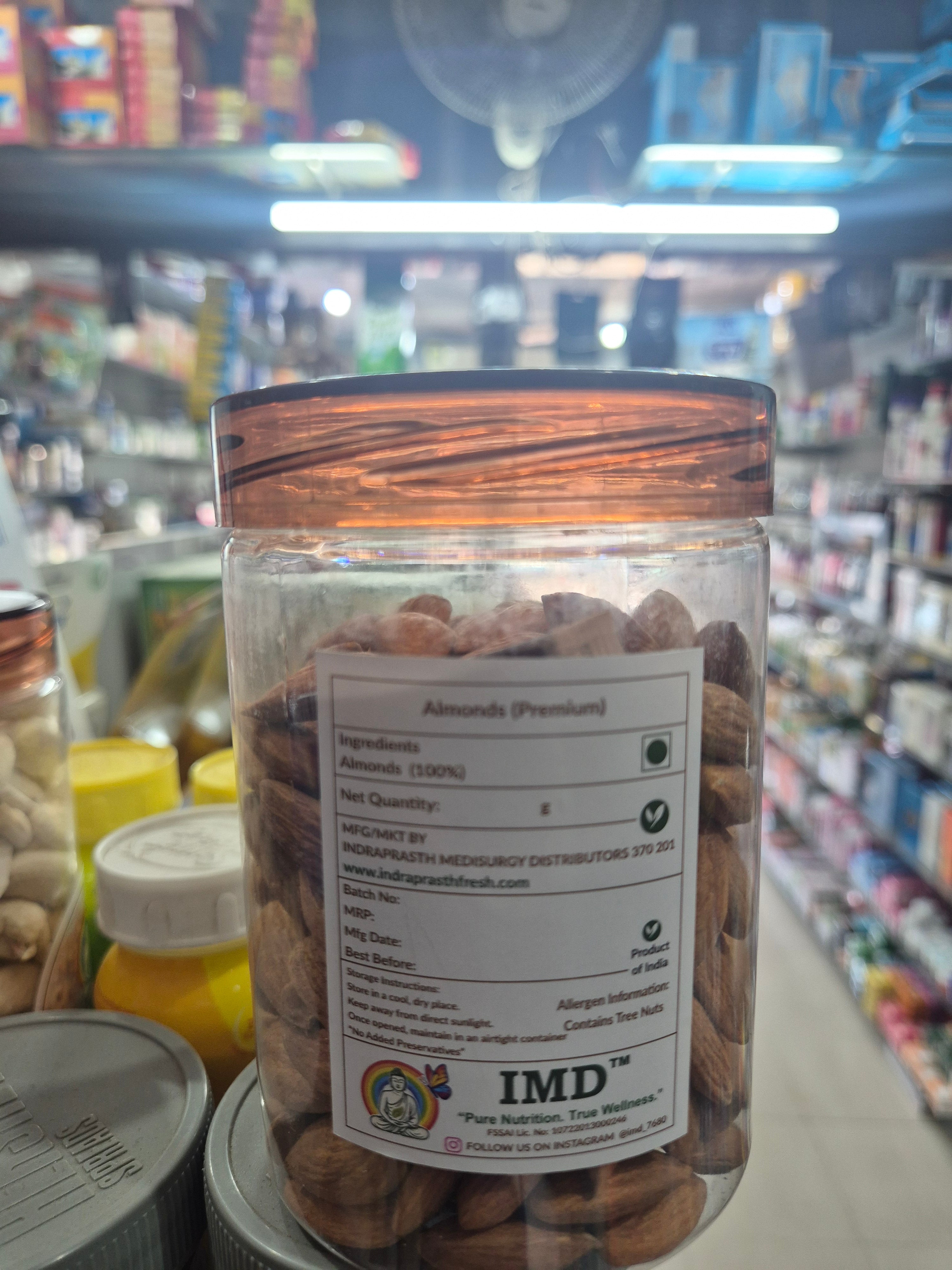 IMD Premium Almonds (Badam) – Healthy & Nutritious Dry Fruits