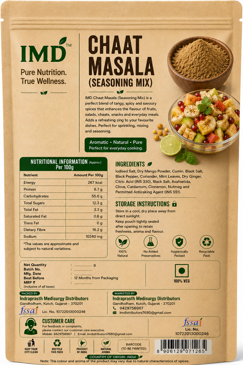IMD Chaat Masala – Tangy & Flavorful Indian Spice Blend