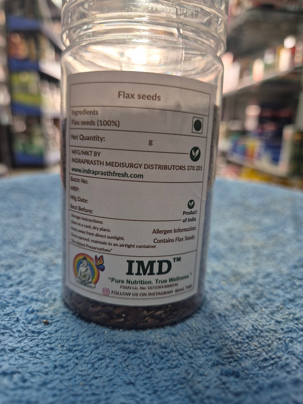 IMD Flax Seeds (Alsi) – Premium Healthy Omega-3 Rich Seeds (Super Dry)